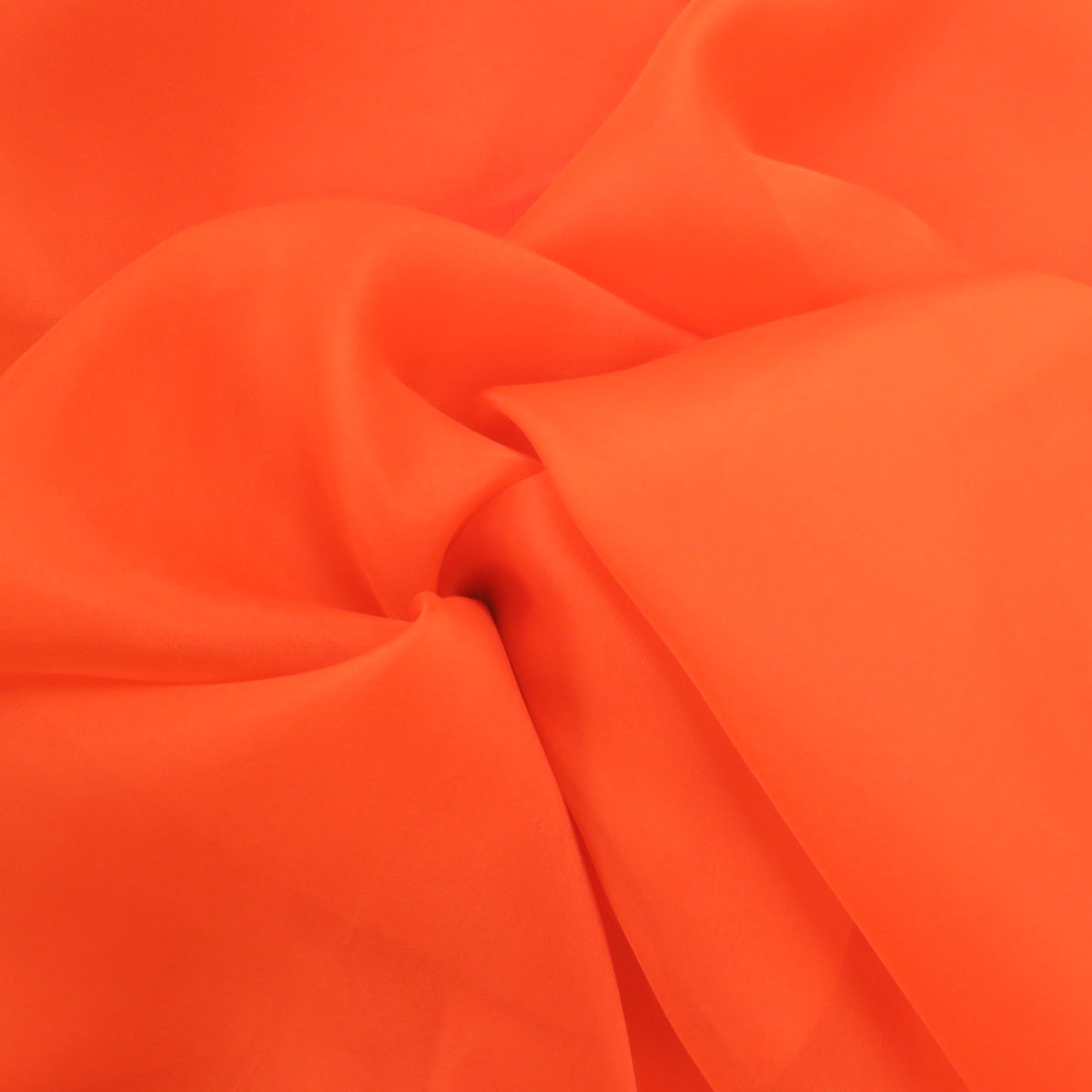 Orange Silk Organza Fabric