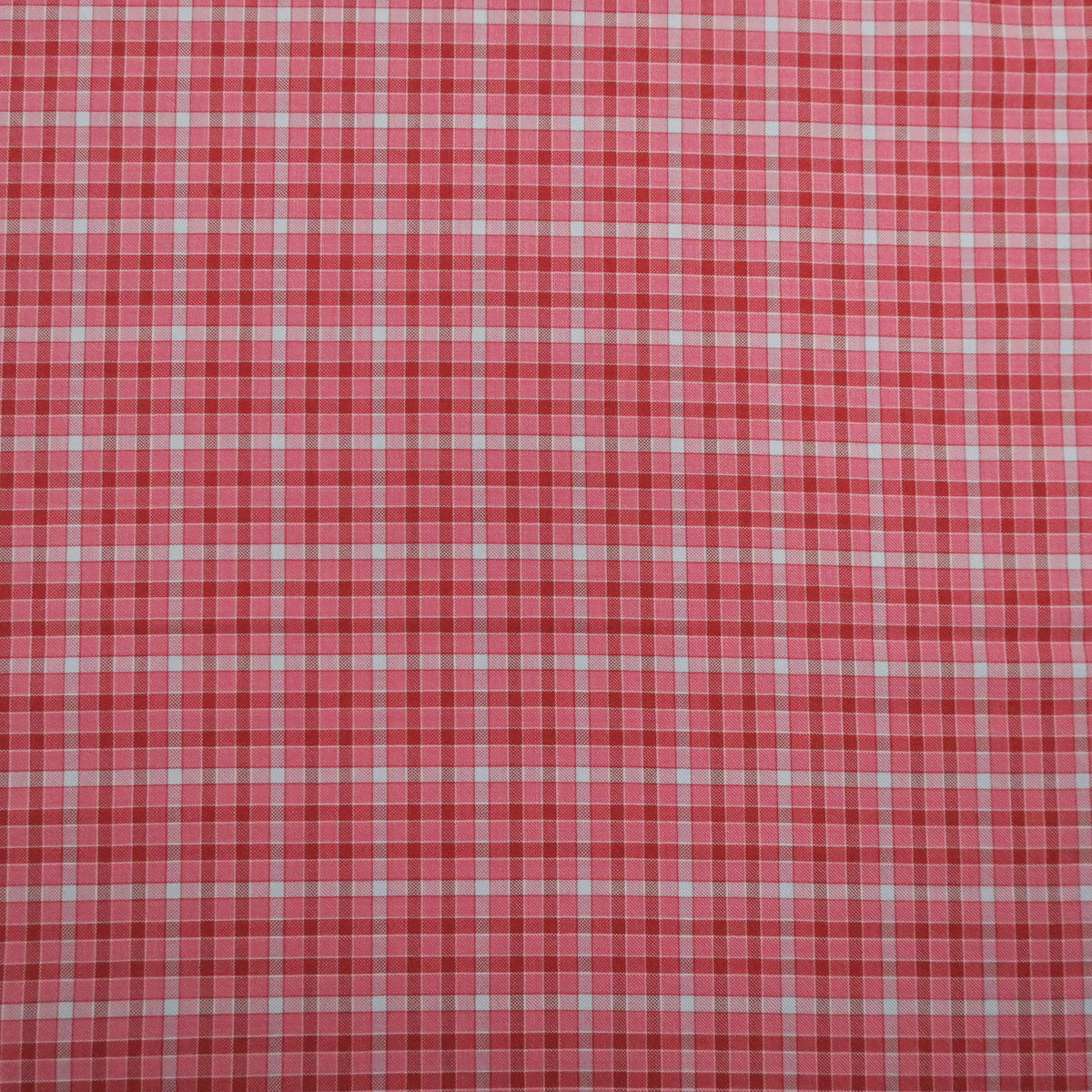 Red and Beige Windowpane Wool Dorsilk Dormeuil Fabric | Rex Fabrics