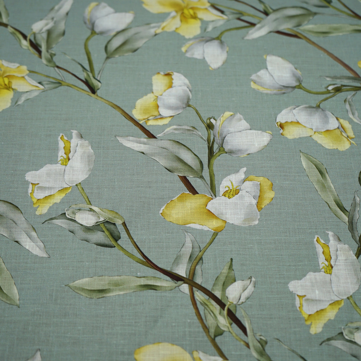 Garden Drift Background Linen Fabric | Rex Fabrics