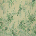 Light Green Floral Sequins and Beads on Embroidered Tulle Fabric - Rex Fabrics