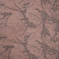 Taupe Tulle with Grey Abstract Floral Sequins and Beads on Embroidered Tulle Fabric - Rex Fabrics