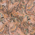 Terra Copper Yellow Modern with Bugle Beads Floral Embroidered Tulle Fabric - Rex Fabrics