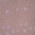 White Floral Pearls and Bugle Beads on Embroidered Tulle Fabric - Rex Fabrics