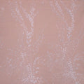 Ivory Tulle with Bugle Beads Floral Embroidered Tulle Fabric - Rex Fabrics