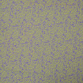 Yellow Florals on Lavender Background Printed Silk Chiffon Fabric - Rex Fabrics
