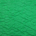 Neon Green Abstract Embossed Textured Jacquard Brocade Fabric - Rex Fabrics