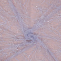 Light Purple Floral Branches Sequins & Bugle Beads on Embroidered Tulle Fabric - Rex Fabrics