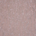 Clear White Floral Branches Sequins & Bugle Beads on Embroidered Tulle Fabric - Rex Fabrics