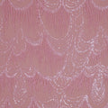Pink Modern Chandelier Sequins and Beads on Embroidered Tulle Fabric - Rex Fabrics