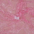 Pink Modern Chandelier Sequins and Beads on Embroidered Tulle Fabric - Rex Fabrics
