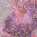 Multicolored Purples Embroidery Corded Abstract Painting on Embroidered Tulle Fabric - Rex Fabrics