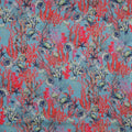 Multicolored Marine Coral Reef on Sky Background Charmeuse Polyester Fabric - Rex Fabrics