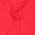 Valen Red Solid Plain Polyester Charmeuse Fabric - Rex Fabrics