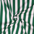 Mint and Off White Printed Polyester Mikado Fabric - Rex Fabrics