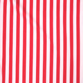 Red and Off White Printed Polyester Mikado Fabric - Rex Fabrics