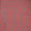 Red with Clear Rhinestones Lattice Net Fabric - Rex Fabrics