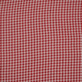 Red with Clear Rhinestones Lattice Net Fabric - Rex Fabrics