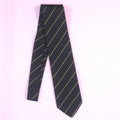Tie Brighton SCABAL Dark Brown Stripes Formal Tie - Rex Fabrics