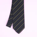 Tie Brighton SCABAL Dark Brown Stripes Formal Tie - Rex Fabrics