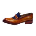 Custom Ricardo 2019 Collection Brown and Blue Shoe - Rex Fabrics