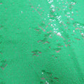 Dark green Heavily Sequin Embroidered Fashion Fabric - Rex Fabrics
