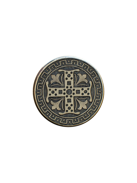 Celtic Cross antique silver - Rex Fabrics