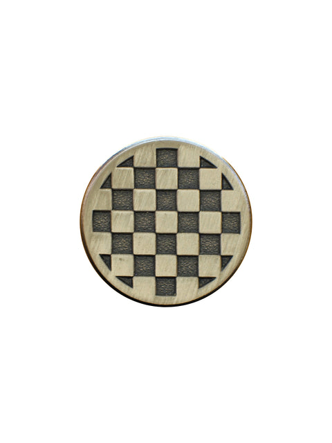 Checkerboard antique silver - Rex Fabrics