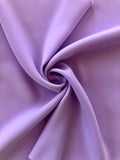 Lavender Purple Solid Semi Stretch Crepe Petalo Di Rosa Fabric - Rex Fabrics