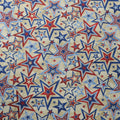 Patriotic Themed Star Printed Cotton Pierre Cardin - Rex Fabrics