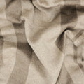 Taupe Striped Emenegildo Zegna Silk Scarf - Rex Fabrics