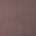 Brown Glen Check Loro Piana Tasmanian Super 150's Fabric - Rex Fabrics