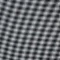 Black and White Gingham 1/8" Cotton Blended Broadcloth - Rex Fabrics