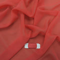 Silk Georgette Chiffon Fabric 54" Coral Solid 10mm 100% Silk - Rex Fabrics