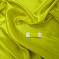 Silk Charmeuse Fabric Citron Green Solid 54" 19mm - Rex Fabrics