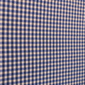 White and Blue Check Seersucker Cotton Ariston Fabric - Rex Fabrics