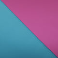 Aqua and Pink Double-Sided Stretch Mikado - Rex Fabrics