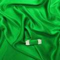 Silk Charmeuse Fabric Lime Green Solid 54" 19mm - Rex Fabrics