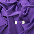 Purple Solid 54" Wide Silk Charmeuse Fabric 19mm - Rex Fabrics