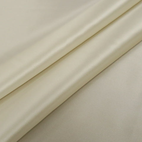 Silk Charmeuse Fabric Ivory Solid 54" 19mm - Rex Fabrics