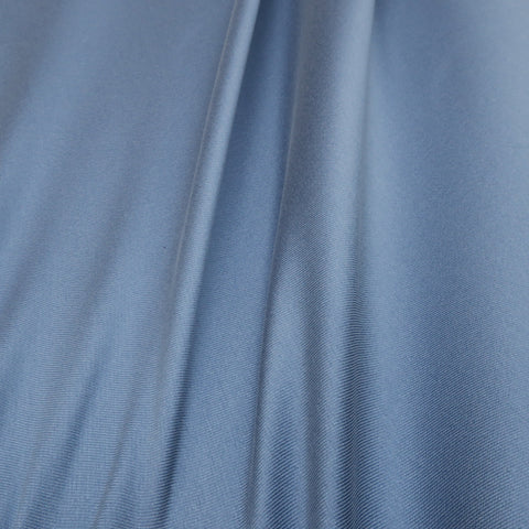 Dusty Blue Stretch Solid Mikado Fabric - Rex Fabrics