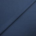 Blue Solid Texture Amadeus Wool Dormeuil Fabric - Rex Fabrics