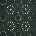 Black Circles Embroidered Eyelet Cotton Fabric - Rex Fabrics