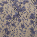 Purple Embroidered Floral Fabric - Rex Fabrics