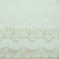 White Floral Embroidered Guipure Cotton Lace - Rex Fabrics