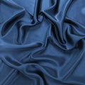 Navy Blue Solid 54" Wide Silk Charmeuse Fabric 19mm - Rex Fabrics