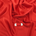 Silk Charmeuse Fabric Red Solid 54" 100% Silk - Rex Fabrics