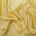 Silk Charmeuse Fabric Pale Yellow Solid 54" 100% Silk - Rex Fabrics