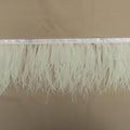 Cream Ostrich Feather Trim 2 PLY - Rex Fabrics