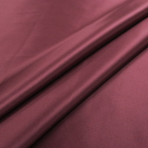 Silk Charmeuse Fabric Burgundy Solid 54 inch 100% Silk - Rex Fabrics