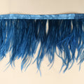 Midnight Blue Blue Ostrich Feather Trim 2 PLY - Rex Fabrics